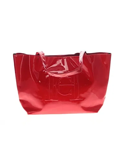 Pre-owned Carolina Herrera Tote Bag In Red