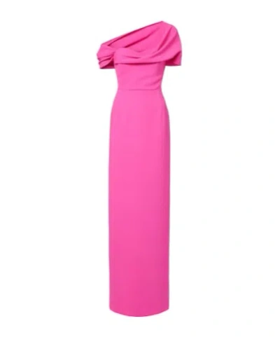 Carolina Herrera Tube Top Dress In Pink