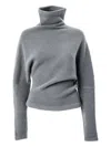 Carolina Herrera Turtleneck Sweater In Gray