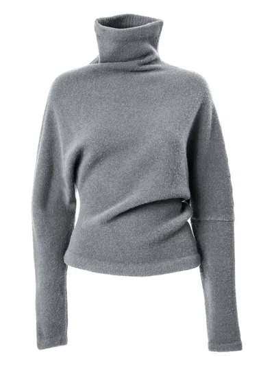 Carolina Herrera Turtleneck Sweater In Gray