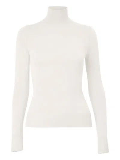 Carolina Herrera Turtleneck Sweater In White