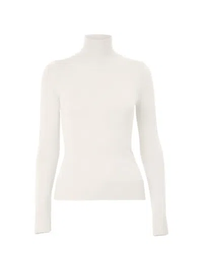 Carolina Herrera Turtleneck Sweater In White