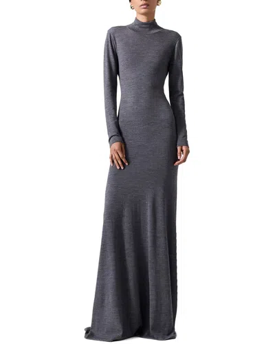 CAROLINA HERRERA CAROLINA HERRERA TURTLENECK WOOL GOWN