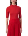 Carolina Herrera Turtleneck Wool Top In Multi