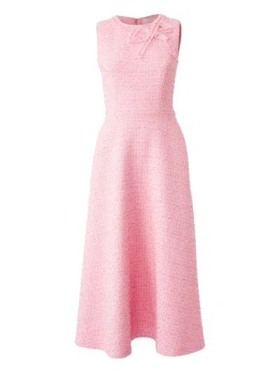 CAROLINA HERRERA TWEED MIDI DRESS