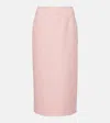Carolina Herrera Tweed Midi Pencil Skirt