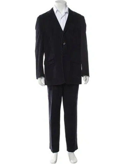 Pre-owned Carolina Herrera Two-piece Suit In Blue