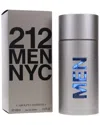 Carolina Herrera Unisex 3.4oz 212 Man Edt In Transparent