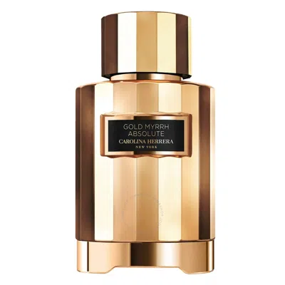 Carolina Herrera Unisex Gold Myrrh Absolute Edp 3.4 oz Fragrances 8411061001905 In White