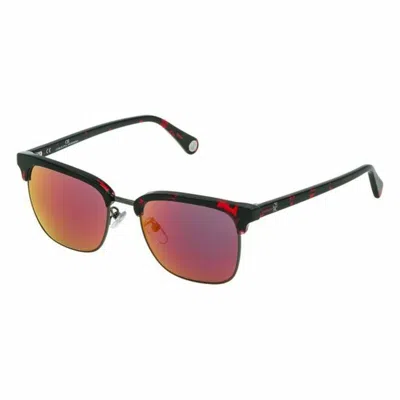 Carolina Herrera Unisex Sunglasses  She10653gg3r  53 Mm Gbby2 In Black