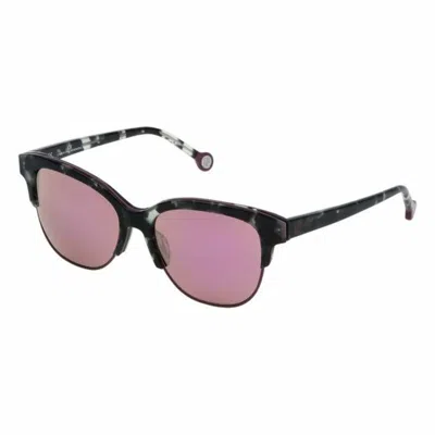 Carolina Herrera Unisex Sunglasses  She7515496nr  54 Mm Gbby2 In Brown