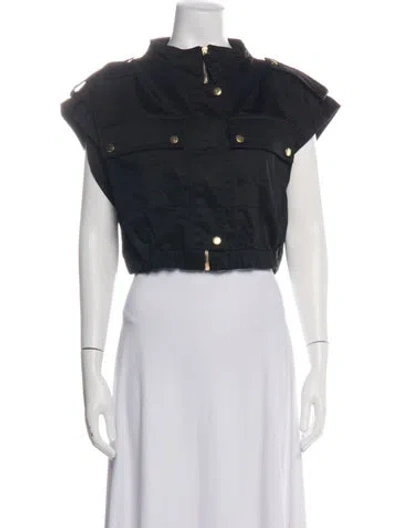 Pre-owned Carolina Herrera Utility Jacket In Black