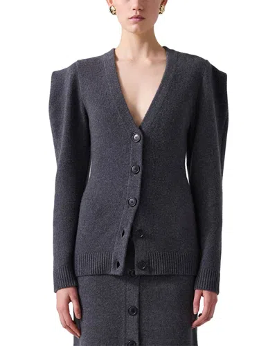 CAROLINA HERRERA V-NECK WOOL & CASHMERE-BLEND CARDIGAN