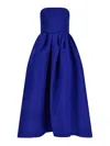 Carolina Herrera Silk Dress Dresses Blue