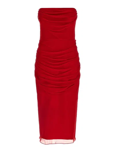 CAROLINA HERRERA CHIFFON DRESS