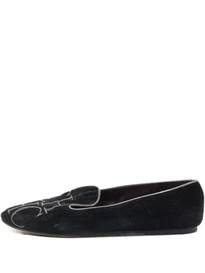 Pre-owned Carolina Herrera Vintage 804511 Black