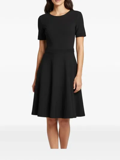 Pre-owned Carolina Herrera Vintage A-line Dress In Black