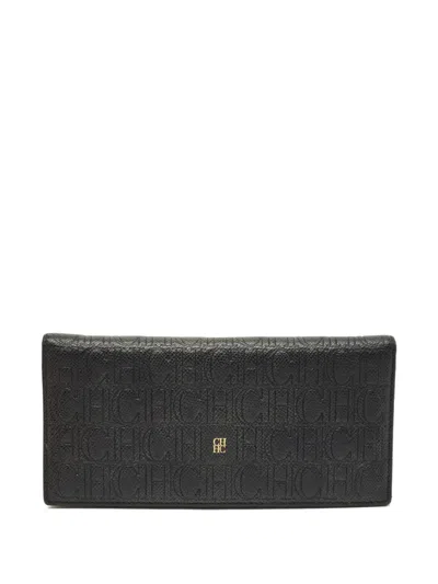 Pre-owned Carolina Herrera Vintage Black Wallet