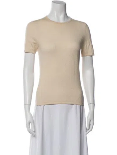 Pre-owned Carolina Herrera Vintage Cashmere Sweater In Neutrals