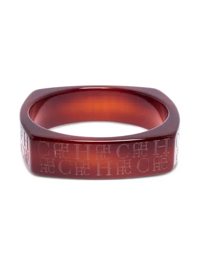 Pre-owned Carolina Herrera Vintage  Logo-engraved Bracelet