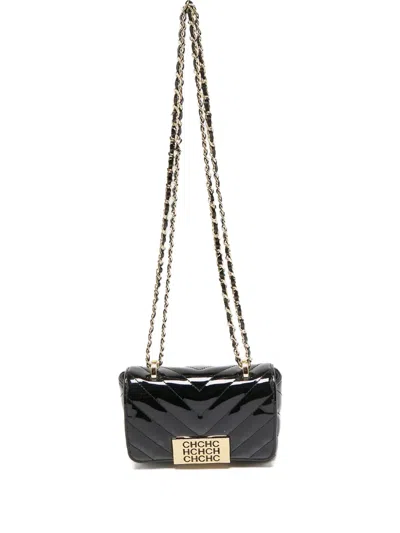 Pre-owned Carolina Herrera Vintage  Patent Leather Quilted Bag