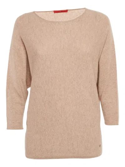 Pre-owned Carolina Herrera Vintage Wool Sweater In Neutral