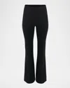 Carolina Herrera Viscose Crepe Kickflare-leg Pants In Black