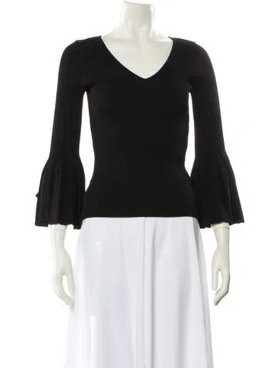 Pre-owned Carolina Herrera V-neck Sweater