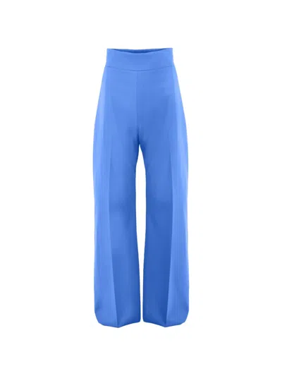 Carolina Herrera Wide-leg Diane Pants In Blue