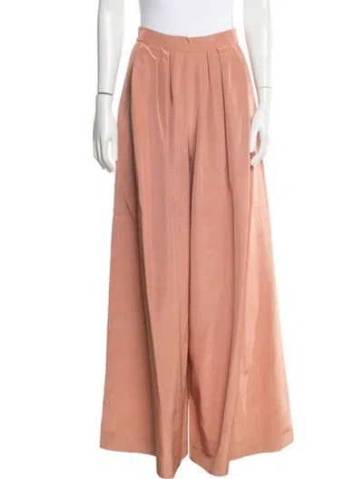 Pre-owned Carolina Herrera Wide Leg Pants W/ Tags In Pink