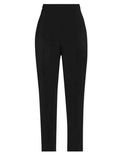 CAROLINA HERRERA CAROLINA HERRERA WOMAN PANTS BLACK SIZE 8 POLYESTER, POLYURETHANE