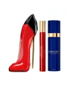 Carolina Herrera Women's 2.7oz Very Good Girl 3pc Set In Transparent