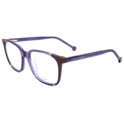Carolina Herrera Women's 52mm Violet Brown Opticals In Blue