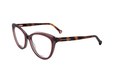 Carolina Herrera Tortoiseshell Cat-eye Glasses In Multi