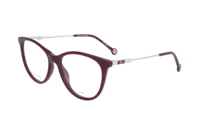 Carolina Herrera Cat-eye Frame Glasses In Burgundy