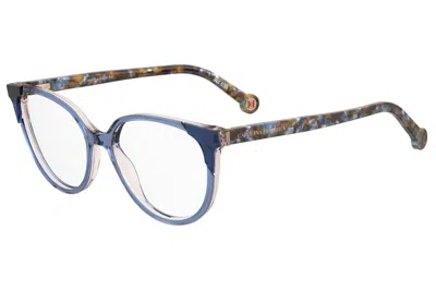 Carolina Herrera Women's 53 Mm Crystal Blue Eyeglasses