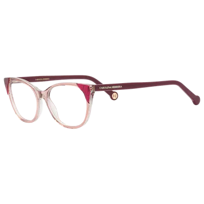 Carolina Herrera Women's 53 Mm Pink Eyeglasses In Gray