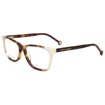 Carolina Herrera Women's 53mm Havana Ivory Opticals In Brown