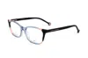 Carolina Herrera Ladies Blue Rectangular Eyeglass Frames Her 0124 In Multi