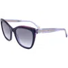 Carolina Herrera Women's 55 Mm Grey Sunglasses