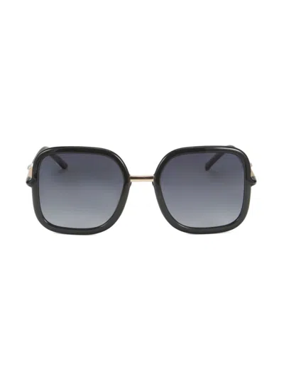 Carolina Herrera Women's 55mm Square Sunglasses In Black