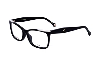 Carolina Herrera Women's 56 Mm Black White Eyeglasses