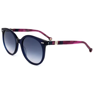 Carolina Herrera Women's 56 Mm Blue Sunglasses