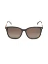 Carolina Herrera Women's 56mm Square Sunglasses In Brown