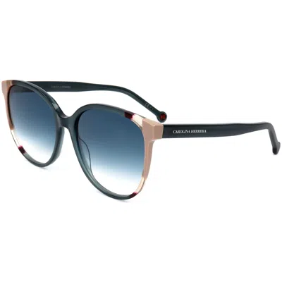 Carolina Herrera Women's 58 Mm Blue Sunglasses In Multi