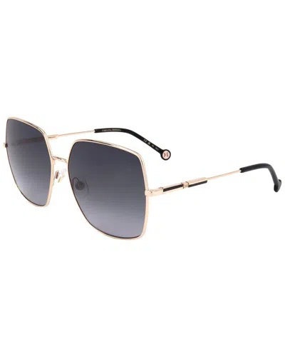 Carolina Herrera Women's 60mm Sunglasses In Gold