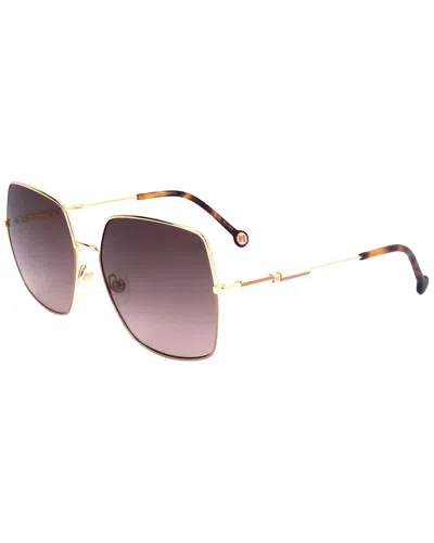 Carolina Herrera Women's 60mm Sunglasses In Gold