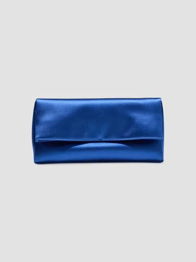 Carolina Herrera Women's Annie Satin Clutch In Ultramarine