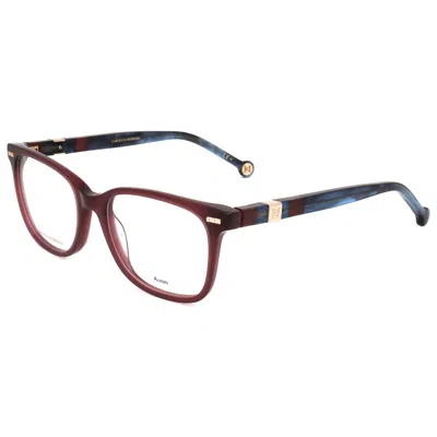 Carolina Herrera Women's Burgundy Blue 52mm Opticals In Brown