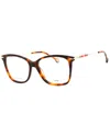 Carolina Herrera Women's Ch 0042 54mm Optical Frames In Brown